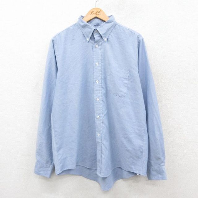 ランズエンド 90s 長袖シャツ ネイビー XL | 古着