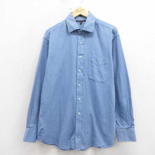 トミーヒルフィガー 長袖シャツ ブルー XL | 古着