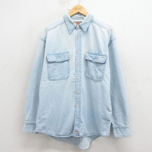 リーバイス 00s 長袖シャツ ネイビー XL | 古着