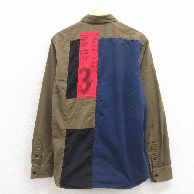 ディーゼル 長袖シャツ マルチカラー グリーン L | 古着