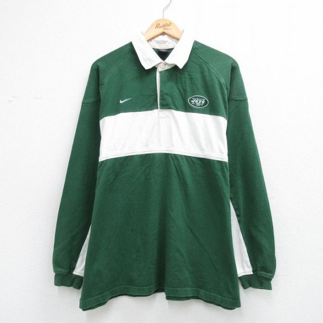 古着通販 L☆古着 ナイキ NIKE 長袖 ブランド ラガー シャツ メンズ 00