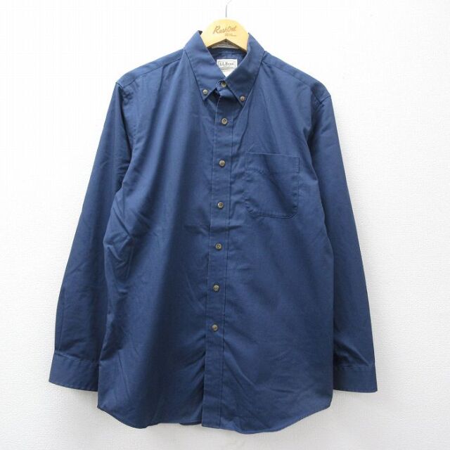 エルエルビーン 00s 長袖シャツ ネイビー メンズL相当 | 古着