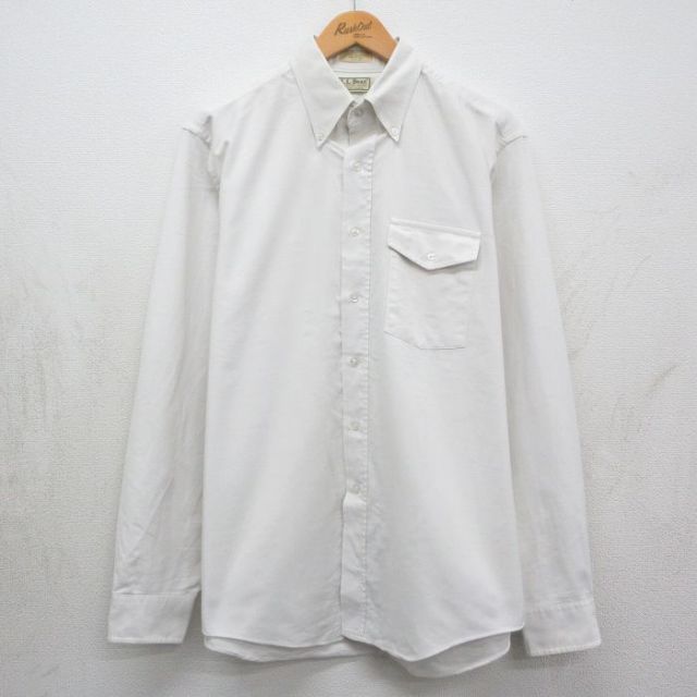 エルエルビーン 80s 長袖シャツ ホワイト XL | 古着