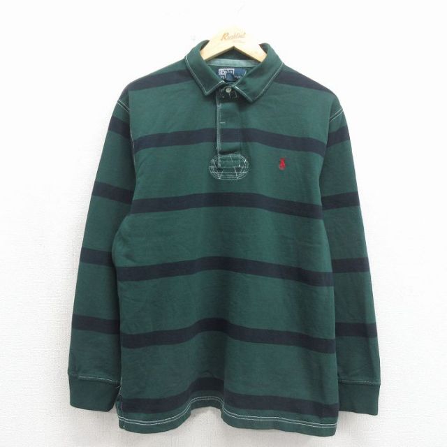 古着通販 XL☆古着 ラルフローレン 長袖 ブランド ラガー シャツ