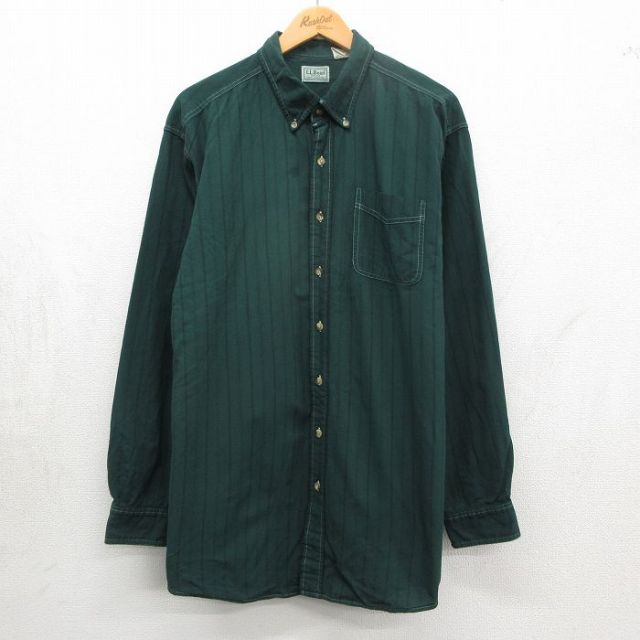 エルエルビーン 00s 長袖シャツ グリーン XL | 古着