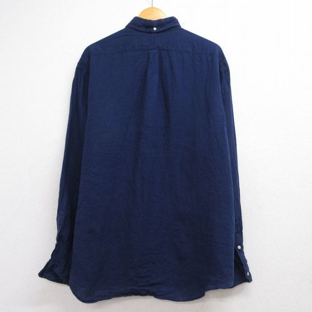 古着通販 XL☆古着 ラルフローレン 長袖 ブランド シャツ メンズ ワン