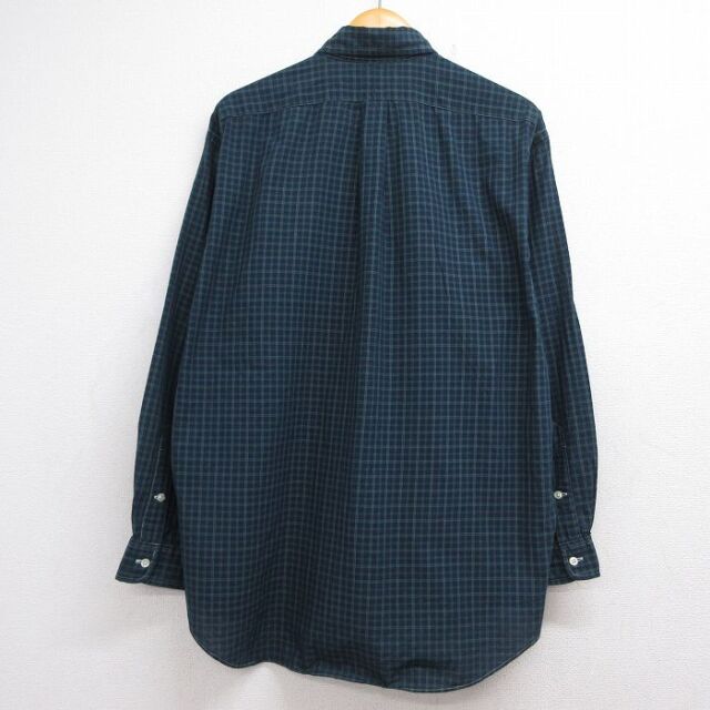 古着通販 XL☆古着 ラルフローレン 長袖 ブランド シャツ メンズ 90