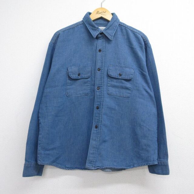 古着通販 XL☆古着 ファイブブラザー 長袖 シャツ メンズ 70年代 70s