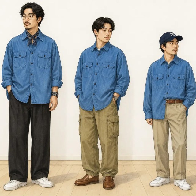 古着通販 XL☆古着 ファイブブラザー 長袖 シャツ メンズ 70年代 70s