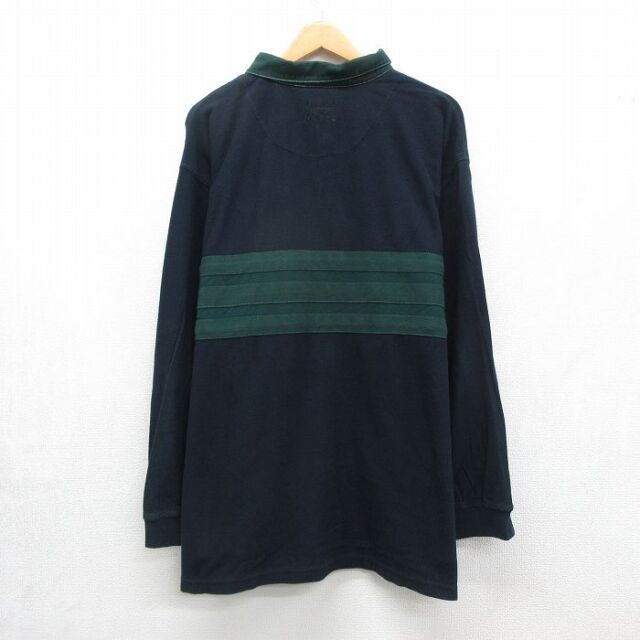 ★アディダス★スリーライン★ラガーシャツ★長袖★マルチカラー★M古着 古着通販 XL☆古着 アディダス adidas 長袖 ブランド ラガー シャツ