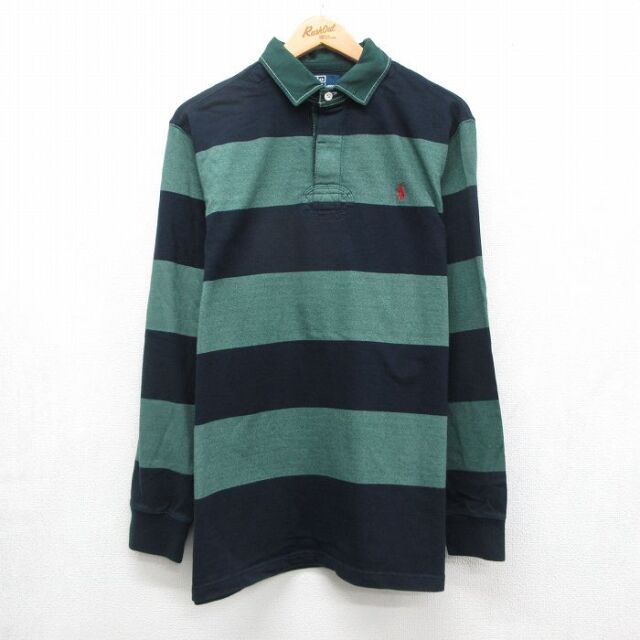 古着通販 XL☆古着 ラルフローレン 長袖 ブランド ラガー シャツ
