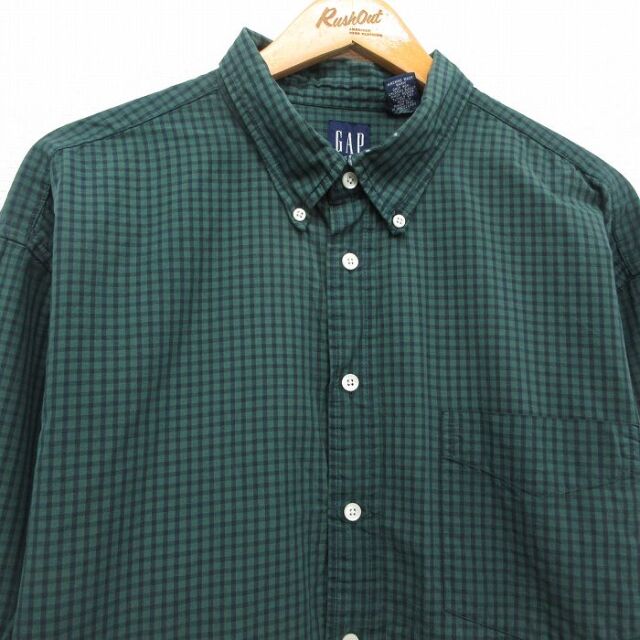 古着通販 XL☆古着 ギャップ GAP 長袖 ブランド シャツ メンズ 00年代