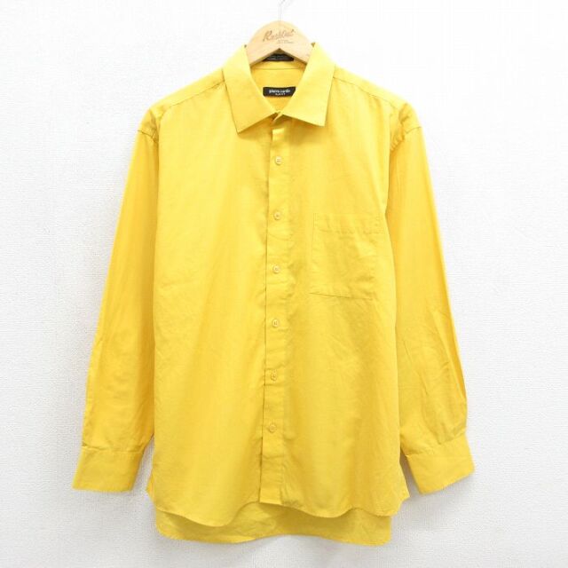 ピエールカルダン 長袖シャツ イエロー メンズXL相当 | 古着