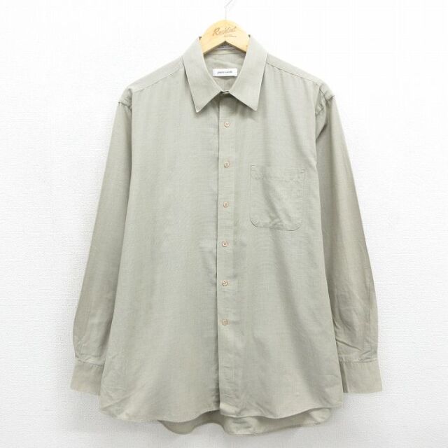 ピエールカルダン 長袖シャツ カーキ メンズXL相当 | 古着
