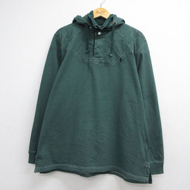 古着通販 XL☆古着 ラルフローレン 長袖 ブランド ラガー シャツ