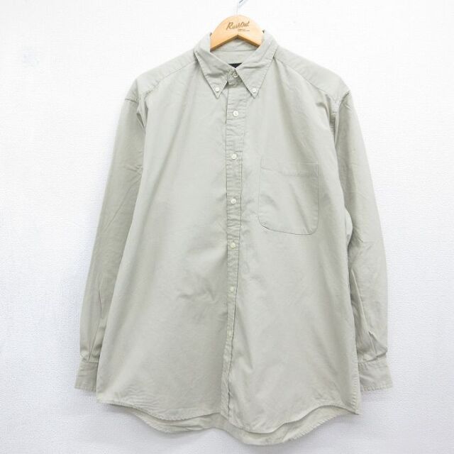 エディーバウアー 00s 長袖シャツ ベージュ メンズXL相当 | 古着