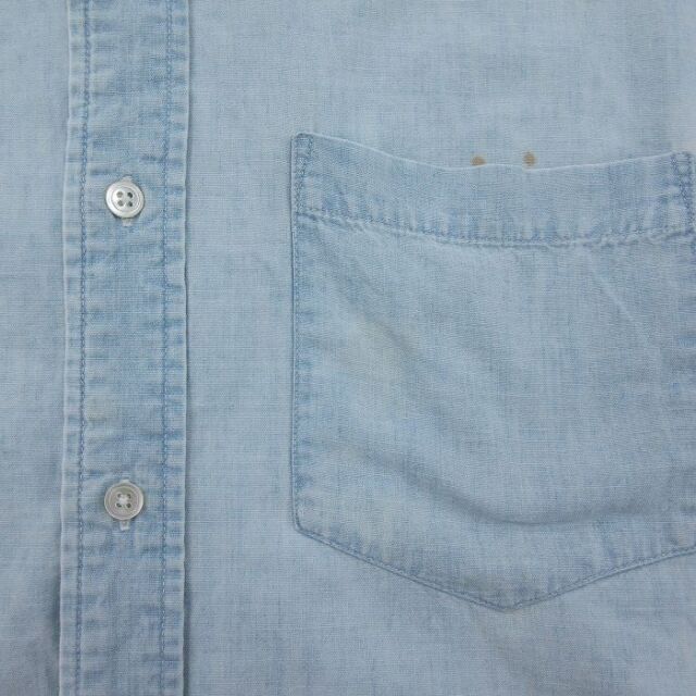 古着通販 XL☆古着 バナナリパブリック 長袖 ブランド シャンブレー