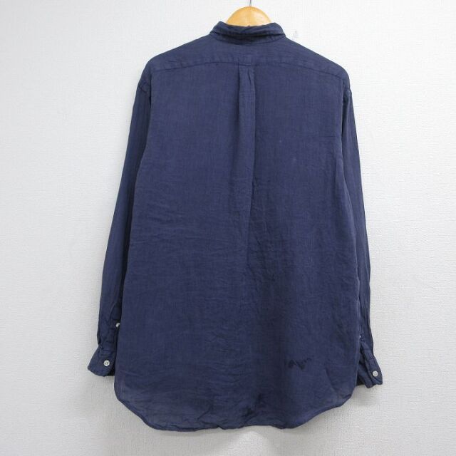 古着通販 XL☆古着 ラルフローレン 長袖 ブランド シャツ メンズ 90