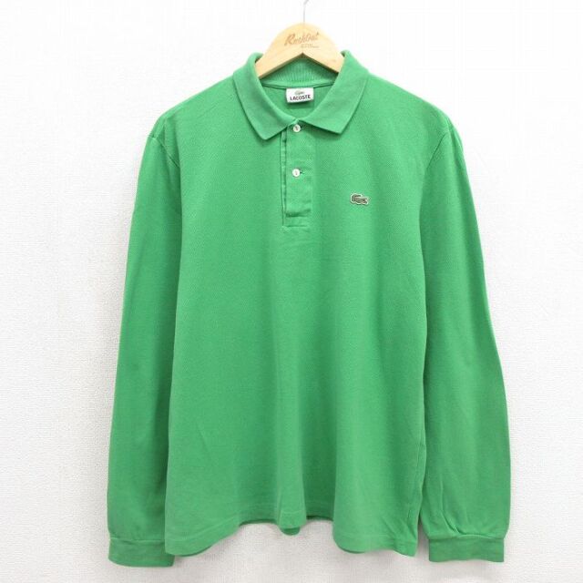 古着通販 XL☆古着 ラコステ LACOSTE 長袖 ブランド ポロ シャツ
