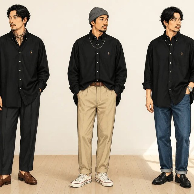 古着通販 XL☆古着 ラルフローレン 長袖 ブランド シャツ メンズ 90