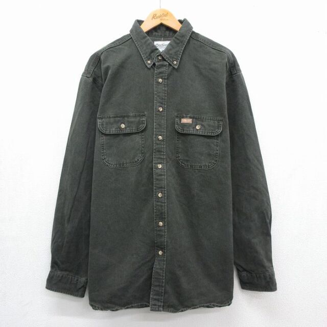 古着通販 XL☆古着 ラルフローレン 長袖 ブランド ラガー シャツ