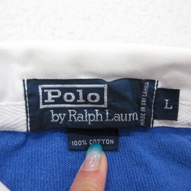 古着通販 XL☆古着 ラルフローレン 長袖 ブランド ラガー シャツ