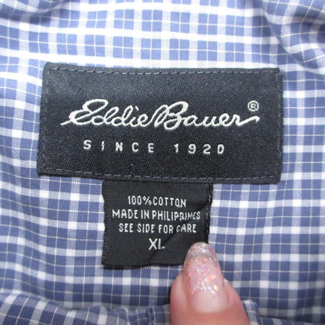 古着通販 XL☆古着 Eddie Bauer エディーバウアー 長袖 ブランド