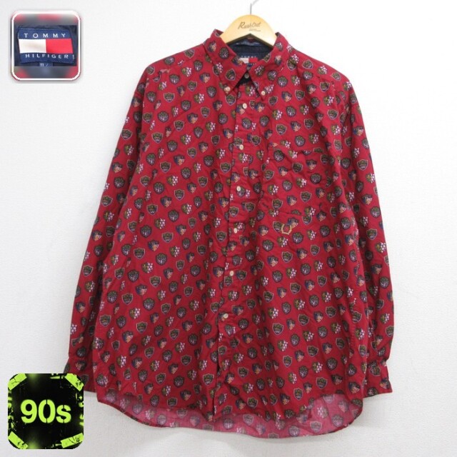 古着通販 XL☆古着 トミーヒルフィガー TOMMY HILFIGER 長袖 ブランド