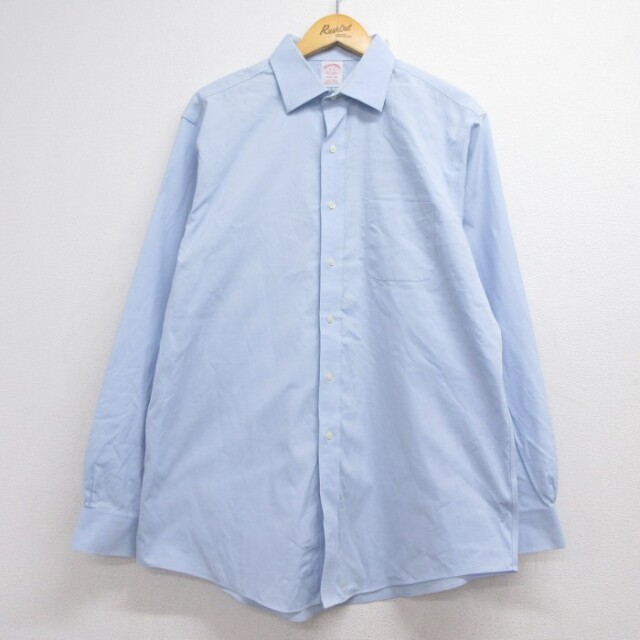 ブルックスブラザーズ 長袖シャツ MADISON ライトブルー XL | 古着 26aug26
