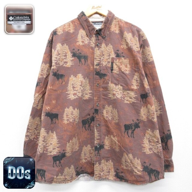 古着通販 XL☆古着 パタゴニア patagonia 長袖 ブランド シャツ メンズ
