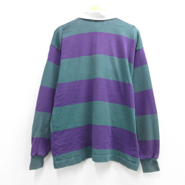 90s L.LBean ラガーシャツ マルチパネル エルエルビーン スウェット 古着通販 L☆古着 L.L.Bean エルエルビーン 長袖 ブランド ラガー