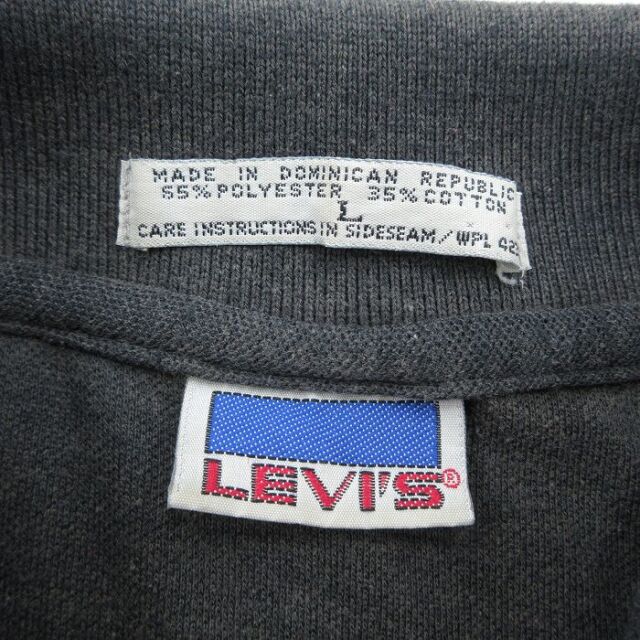 古着通販 L☆古着 リーバイス Levis 半袖 ブランド ポロ シャツ メンズ