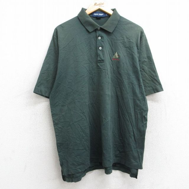 【50%OFF】ラルフローレン 90s 半袖ポロシャツ GlenArbor グリーン XL | 古着