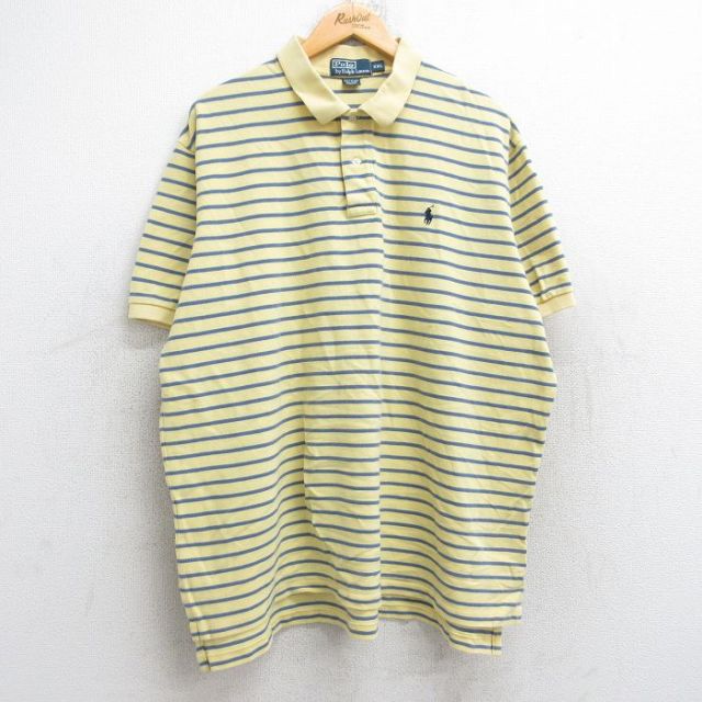 古着通販 XL☆古着 ラルフローレン 半袖 ブランド ポロ シャツ