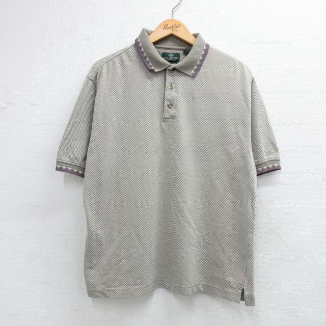 ドッカーズ 半袖ポロシャツ カーキ XL | 古着