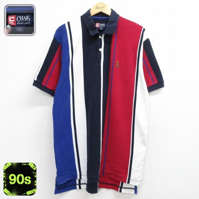【20%OFF】ラルフローレン 90s 半袖ポロシャツ ワンポイントロゴ ホワイト メンズXL相当 | 古着