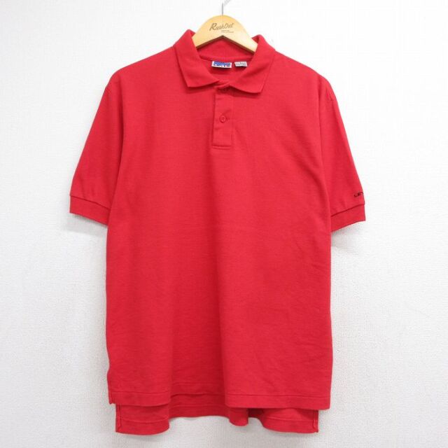 リーバイス 80s 半袖ポロシャツ レッド メンズXL相当 | 古着