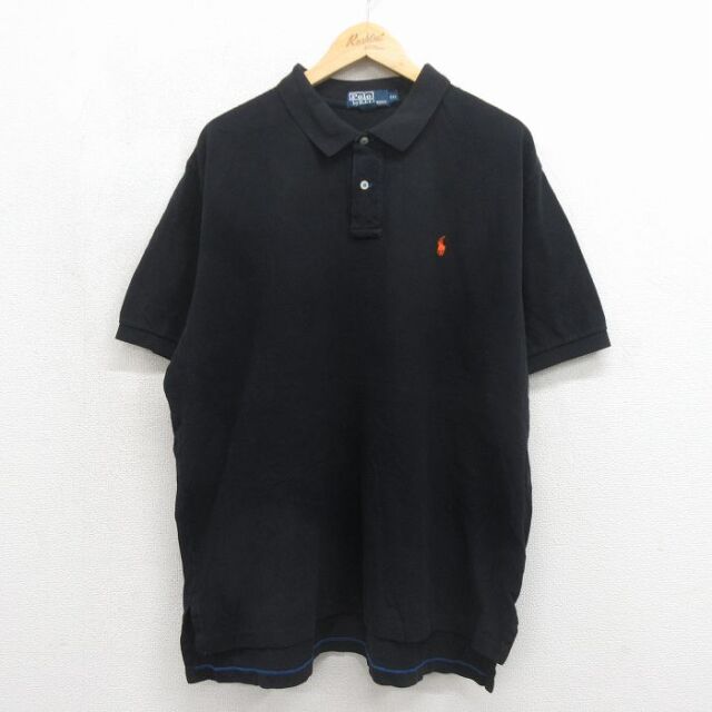 古着通販 XL☆古着 ラルフローレン 半袖 ブランド ポロ シャツ 90年代