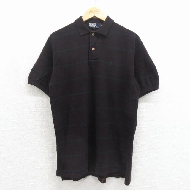 古着通販 XL☆古着 ラルフローレン 半袖 ブランド ポロ シャツ 90年代