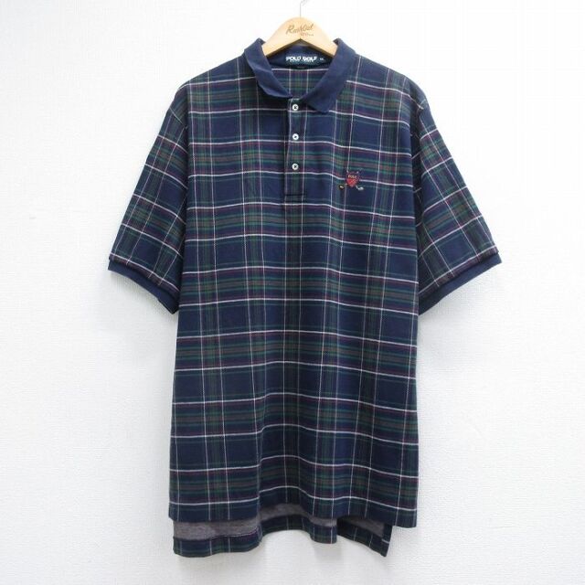 古着通販 XL☆古着 ラルフローレン ポロゴルフ 半袖 ブランド ポロ