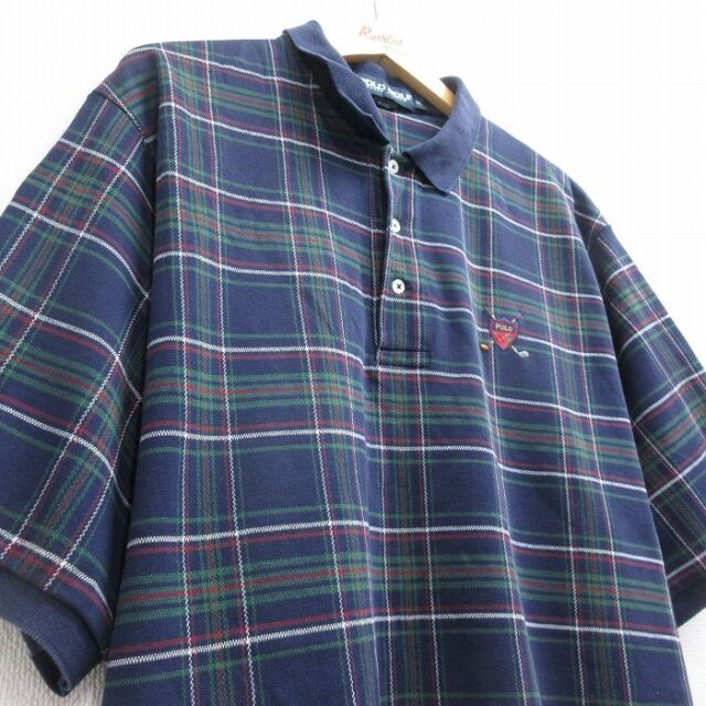古着通販 XL☆古着 ラルフローレン ポロゴルフ 半袖 ブランド ポロ