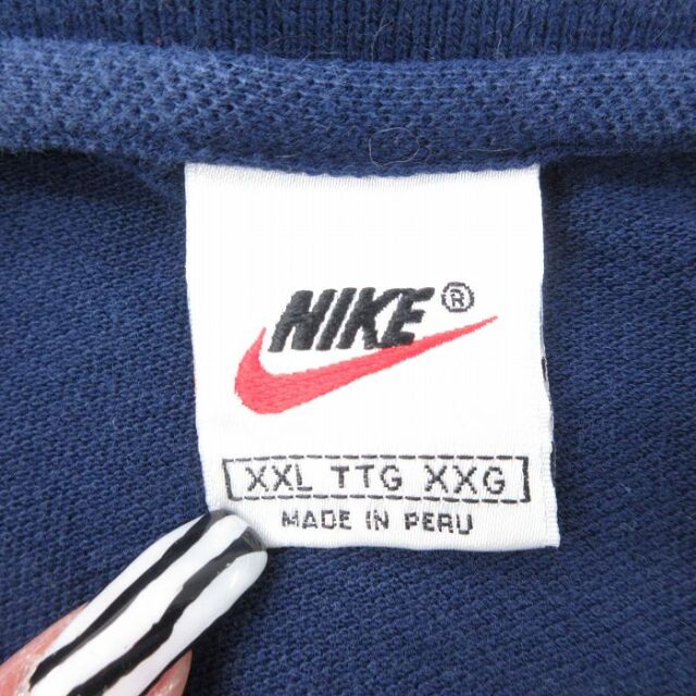 古着通販 XL☆古着 ナイキ NIKE 半袖 ブランド ポロ シャツ メンズ 90
