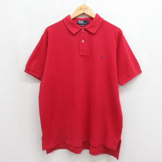 古着通販 XL☆古着 ラルフローレン 半袖 ブランド ポロ シャツ メンズ