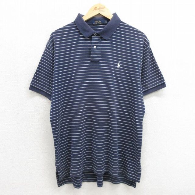 古着通販 XL☆古着 ラルフローレン 半袖 ブランド ポロ シャツ メンズ