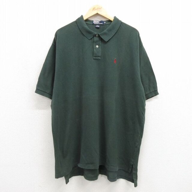 古着通販 XL☆古着 ラルフローレン 半袖 ブランド ポロ シャツ メンズ