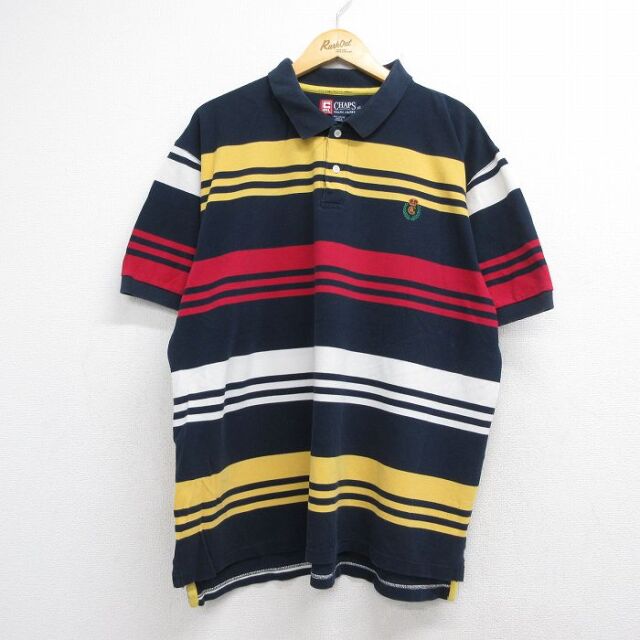 ラルフローレン 90s 半袖ポロシャツ ワンポイントロゴ ブラック メンズXL相当 | 古着