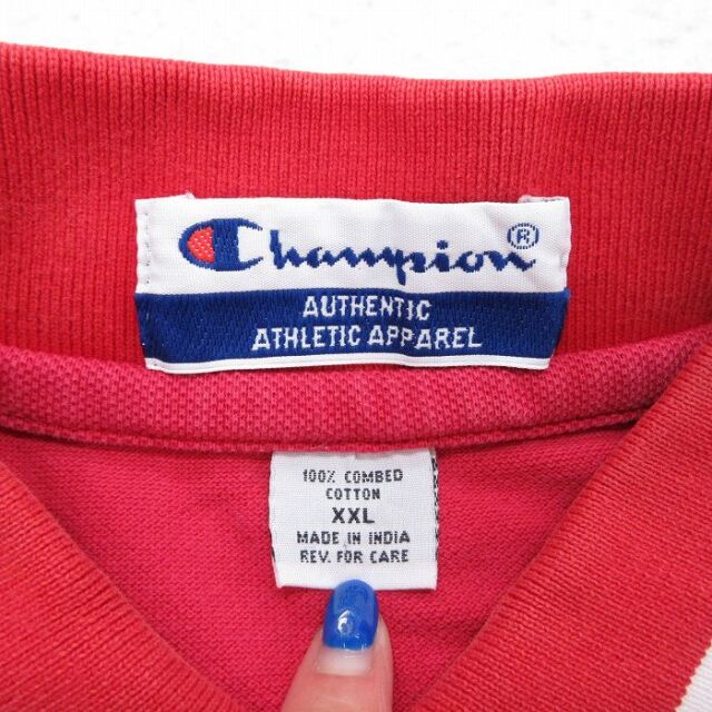 古着通販 XL☆古着 チャンピオン champion 半袖 ブランド ポロ シャツ