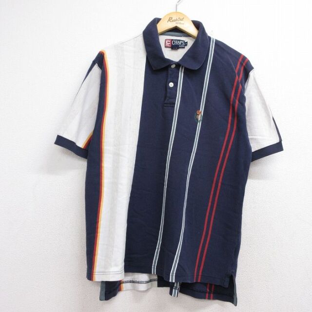 ラルフローレン 90s 半袖ポロシャツ ワンポイントロゴ ネイビー メンズXL相当 | 古着