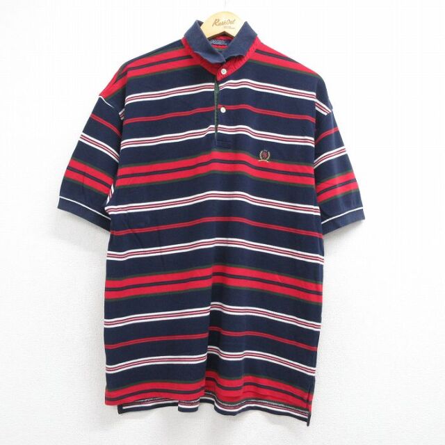 古着通販 M☆古着 ジバンシー 半袖 ブランド ポロ シャツ メンズ ワン