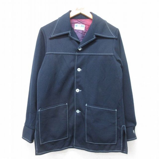 古着通販 S☆古着 FARAH 長袖 シャツ ジャケット メンズ 70年代 70s